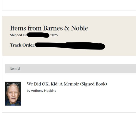 We Did OK Kid by Anthony Hopkins Hardcover Book Memoir Autographed Signed Copy - Picture 6 of 6